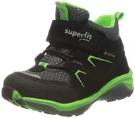 Sneakersy damskie - Superfit Sport5 sneakersy chłopięce 35, Czarno-zielony 000, 34 EU Weit - miniaturka - grafika 1