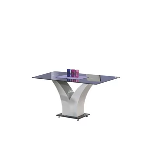 Stół 160 x 90 x 76 Vesper Halmar Biały, Czarny - Stoły - miniaturka - grafika 1