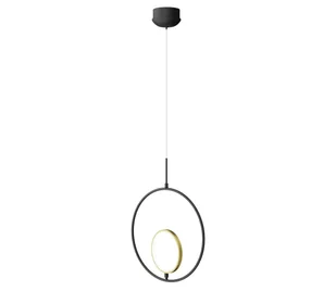 Aigostar - LED Żyrandol na lince LED/15W/230V 6500K czarny/złoty - Lampy sufitowe - miniaturka - grafika 1