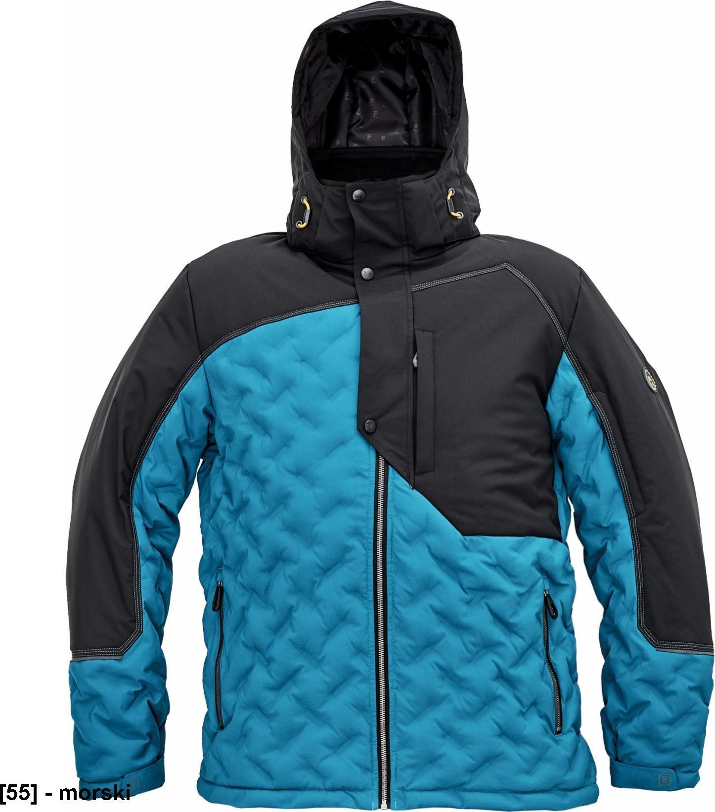 CERVA NEURUM - kurtka zimowa parka - morski 3XL