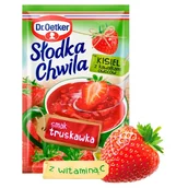 Budyń - Dr Oetker SŁODKA CHWILA KISIEL TRUSKAWKOWY Z OWOCAMI 31,5G 55524912 - miniaturka - grafika 1