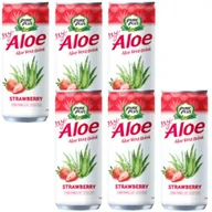 Soki i napoje niegazowane - Pure Plus Napój z aloesem Aloe Vera Drink Truskawka zestaw 6 x 240 ml - miniaturka - grafika 1