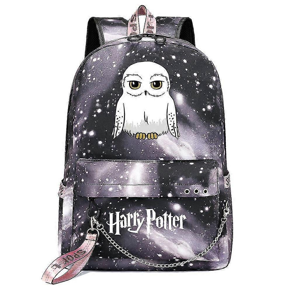 Harry Potter Cartoon School Backpack - Modny, pojemny plecak dla nastolatków dla chłopców i dziewcząt; Idealny do podróży, studentów; Casual Mochil...