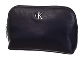 Kosmetyczki, organizery i kuferki - CALVIN KLEIN KOSMETYCZKA DAMSKA MINIMAL MONOGRAM MAKE UP BAG BLACK K60K608403 BDS - miniaturka - grafika 1