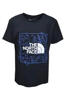 Koszulki męskie - The North Face New Graphic Koszulka Tnf Black/Solar Blue 128 - miniaturka - grafika 1