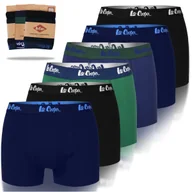 Majtki męskie - Lee Cooper Bokserki Majtki Męskie Bawełna Navy Green 6 sztuk Rozmiar L - miniaturka - grafika 1