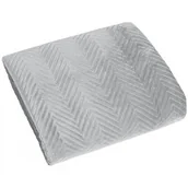 Pościel - Narzuta 220x240 Eurofirany Welurowa wz. Sofia Srebrny - miniaturka - grafika 1