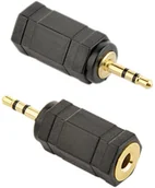 Kable komputerowe i do monitorów - Gembird Adapter stereo Jack męski 2.5mm do Jack żeński 3.5mm A-3.5F-2.5M - miniaturka - grafika 1