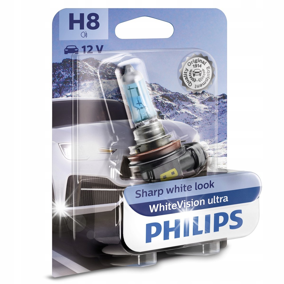 Philips Żarówka H8 White Vision Ultra 3800K
