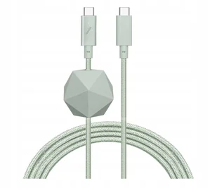 Native Union Desk Cable USB-C – USB-C 2.4m sage - Kable USB - miniaturka - grafika 1