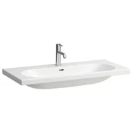 Umywalki - Laufen Lua umywalka 100x46 cm ścienna biała H8100890001091 - miniaturka - grafika 1
