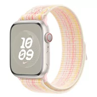 Akcesoria do smartwatchy - Apple opaska sportowa Nike w kolorze księżycowej poświaty/różowym do koperty 42/44/45/49 mm - miniaturka - grafika 1