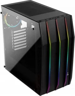 Aerocool KLAW Black Glass RGB (AEROPGSKLAW-BG-RGB) - Obudowy komputerowe - miniaturka - grafika 1