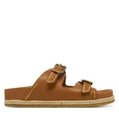 Espadryle męskie - Espadryle Polo Ralph Lauren Turbach Dbls 803961287001 Brązowy - miniaturka - grafika 1