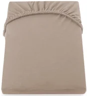 Prześcieradła - DecoKing Prześcieradło Jersey - Amber - Cappuccino 200x200 cm - miniaturka - grafika 1