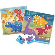 Puzzle - Puzzle magnetyczne 20 el. Dinozaury Askato - miniaturka - grafika 1