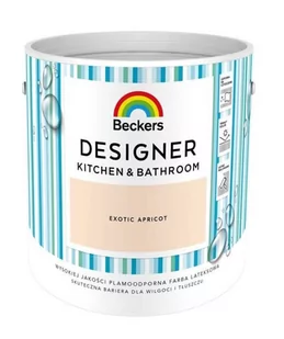 Beckers Emulsja Designer Kitchen&Bathroom exotic apricot 2,5l 09065 - Farby wewnętrzne Beckers Emulsja Designer Kitchen&Bathroom exotic apricot 2,5l 09065 - Farby wewnętrzne - miniaturka - grafika 1