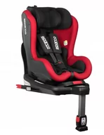 Foteliki samochodowe - Sparco SK500i Isofix 0-18kg Czerwony - miniaturka - grafika 1