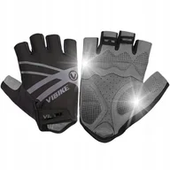 Rękawiczki rowerowe - RĘKAWICZKI ROWEROWE NA ROWER KRÓTKIE BEZ PALCÓW ŻELOWE MĘSKIE DAMSKIE L - miniaturka - grafika 1