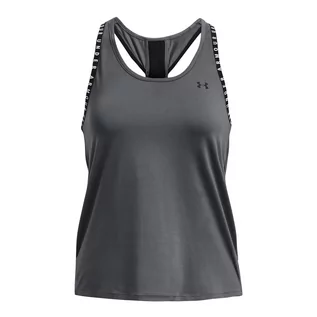 Koszulki i topy damskie - Under Armour, Top treningowy damski, Knockout Tank, 1351596-012, Szary, Rozmiar S - grafika 1