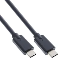 Kable USB - Kabel InLine USB 3.2 Gen.2, USB Type-C męski/męski, czarny - 0.5m - miniaturka - grafika 1