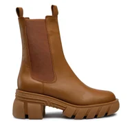 Botki damskie - Botki Badura 222FW34 Brązowy - miniaturka - grafika 1