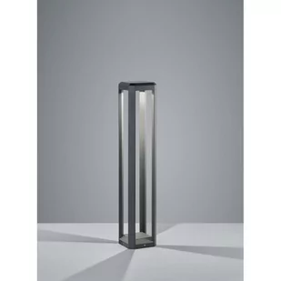 Trio Oświetlenie LOGONE Lampa na cokół LED Antracytowy, 1-punktowy 522360142 (422360142) - Lampy ogrodowe - miniaturka - grafika 1