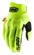 Rękawiczki rowerowe - 100%, Rękawiczki kolarskie, Contigo Glove yellow black, limonkowy, rozmiar XL - miniaturka - grafika 1