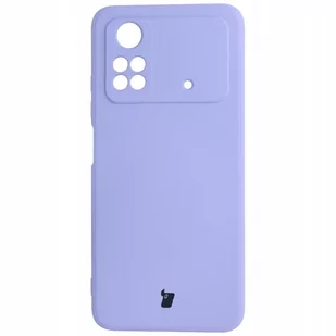 Bizon Etui Case Silicone Xiaomi Poco M4 Pro 4G jasnofioletowe BCSPOCOM4P4GLPU - Etui i futerały do telefonów - miniaturka - grafika 1