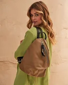 Plecaki - Plecak damski w kształcie worka o nowoczesnym designie — David Jones - miniaturka - grafika 1