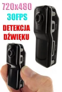 Szpiegowski Mikro-Rejestrator (wielkości kciuka) Nagrywaj. Obraz/Dźwięk + Detekcja Dźwięku + Akces.. - Minikamery i aparaty szpiegowskie - miniaturka - grafika 1