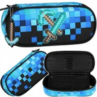 Piórniki - Starpak Piórnik Szkolny Tuba Usztywniana Pixel Blue 552636 - miniaturka - grafika 1