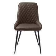 Krzesła - Ciemnobrązowe krzesło Milton – Unique Furniture - miniaturka - grafika 1