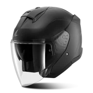 Kaski motocyklowe - Kask Otwarty Shark Skwal Jet Matowy CzarnyS - miniaturka - grafika 1