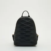 Plecaki - Reserved - Pikowany plecak - Czarny - miniaturka - grafika 1