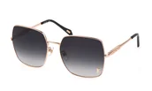 Okulary przeciwsłoneczne - Okulary JUST CAVALLI SJC031-600349. Okulary przeciwsłoneczne, Kolor złoty. Kobieta. - miniaturka - grafika 1