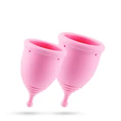 Kubeczki menstruacyjne - CRUSHIOUS MINERVA S + L MENSTRUAL CUPS WITH POUCH - miniaturka - grafika 1