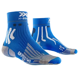 XSOCKS skarpety biegowe RUN SPEED TWO 4.0 MEN twyce blue/arctic white - Skarpetki sportowe męskie - miniaturka - grafika 1