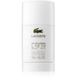 Lacoste Eau de Lacoste L.12.12 Blanc dezodorant w sztyfcie dla mężczyzn 75 ml - Dezodoranty i antyperspiranty męskie - miniaturka - grafika 1