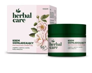 HERBAL CARE Vegan Krem odmładzający z Kwasem Hialuronowym i Kwiatem Róży dla każdej cery - na dzień i noc 50 ml - Kremy do twarzy - miniaturka - grafika 1