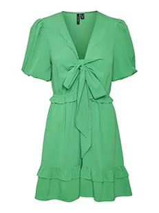 VERO MODA Damska sukienka VMCARY Olivia 2/4, krótka sukienka WVN GA, jasnozielona, M, jasnozielony, M - Sukienki - miniaturka - grafika 1