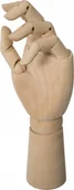 Dekoracje domu - Atmosphera Model dłoni drewniany, prawa dłoń, 30 cm - miniaturka - grafika 1