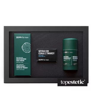Zew For Men Zestaw Dla Każdego ZESTAW Krem 80 ml + Mydło do ciała i twarzy 85 ml + Dezodorant w sztyfcie 80 g - Mydła - miniaturka - grafika 1