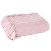 Narzuty - Narzuta EUROFIRANY Vanesa 220 x 240 cm Pudrowy róż - miniaturka - grafika 1