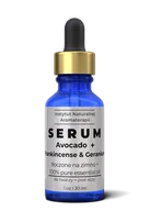 Serum do twarzy - SERUM BIO Avocado + olejek Frankincense do twarzy i pod oczy - 30 ml - miniaturka - grafika 1
