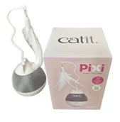 Zabawki dla kotów - CATIT Pixi Spinner 8,5 x 24 cm - zabawka karmiąca z piórkiem dla kota - miniaturka - grafika 1