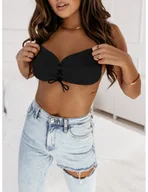 Biustonosze - Biustonosz samonośny push up miseczka D - BRA - czarny - miniaturka - grafika 1