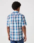 Koszule damskie - Męska koszula Wrangler SS 1 PKT SHIRT M - miniaturka - grafika 1