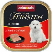 Mokra karma dla psów - Zestaw Animonda vom Feinsten Junior, 24 x 150 g - Wołowina z drobiem - miniaturka - grafika 1