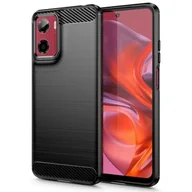 Etui i futerały do telefonów - Etui TECH-PROTECT TPUCarbon do Motorola Moto G05/E15 Czarny - miniaturka - grafika 1